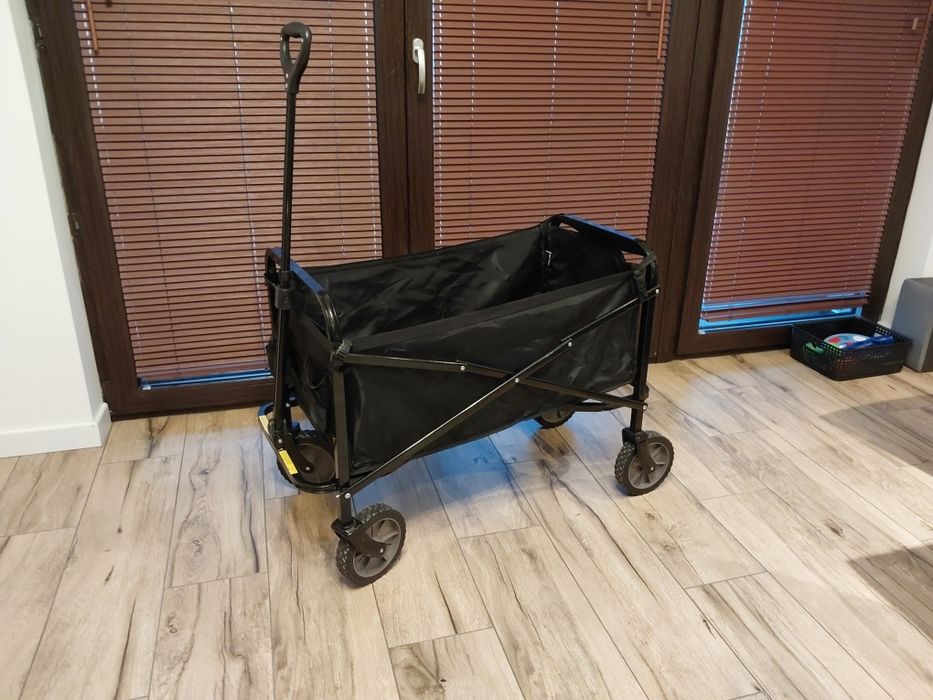 Amazon Basics Wózek do Ogrodu Do Użytku na Zewnątrz Składany
