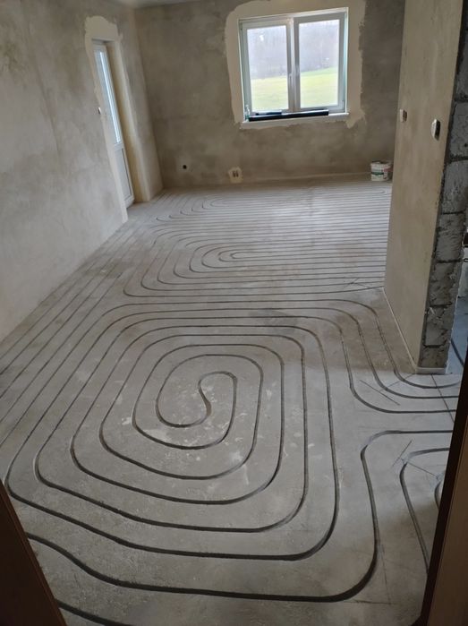 Frezowanie pod ogrzewanie podłogowe