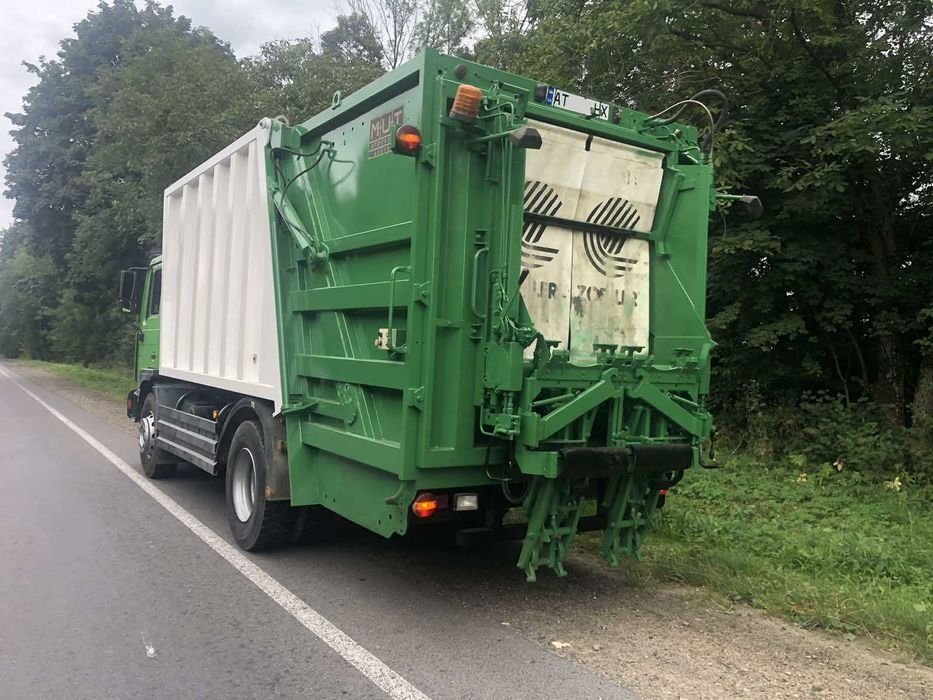 Сміттєвоз MAN 18.250 Бункер MUT (Austria) 16m3 Мусоровоз Свіжий