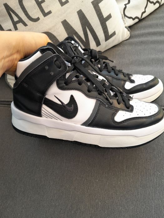 Шкіряні кросівки хайтопи Nike (оригінал)