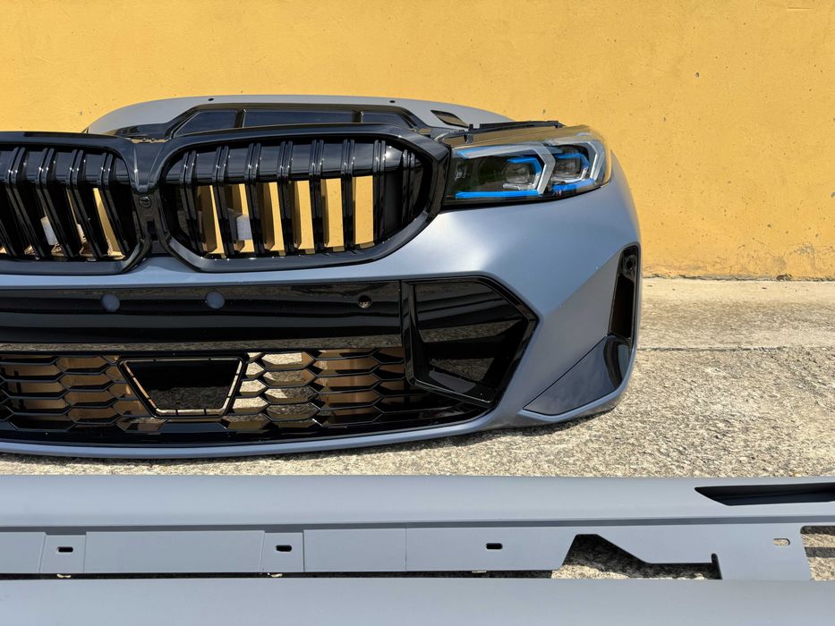 Комплект рестайлинга в новую модель 2022+ м пакет на BMW 3 G20 18-22 года Бампер Фара оптика Ноздри Тюнинг бмв г20