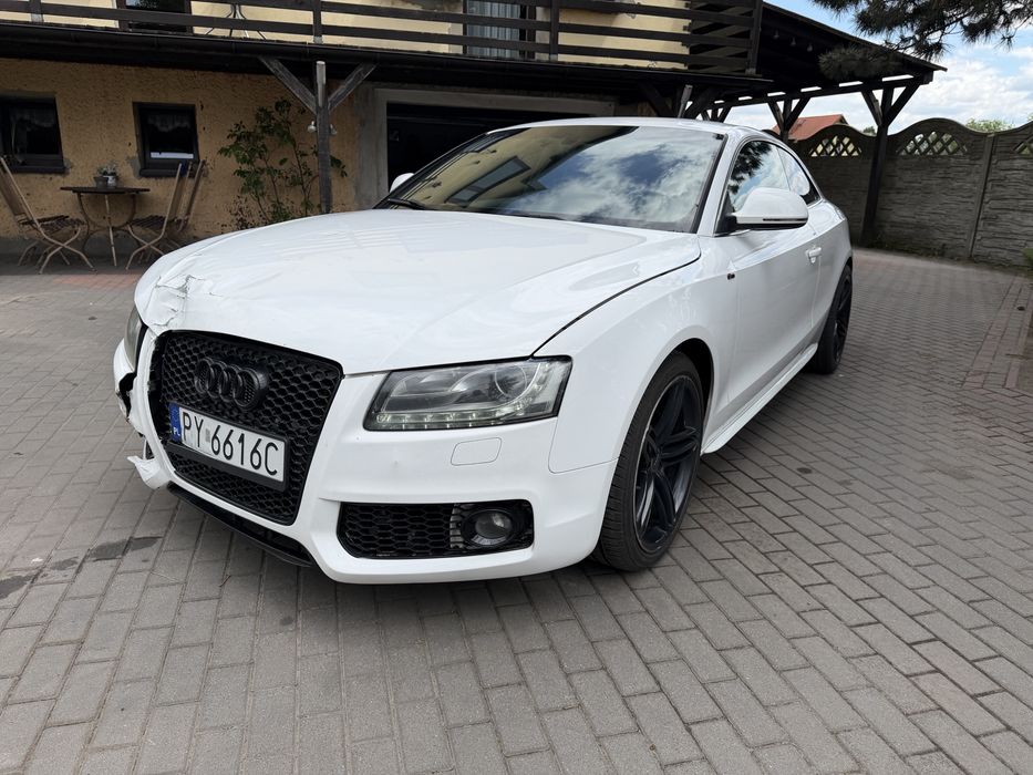 Audi A5 / 2.0 / S-Line / Quattro / Bogata opcja / Po kolizji