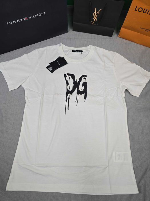 Koszulka męska tshirt Dolce Gabbana kolory krótki rękaw DG premium M-XXXL