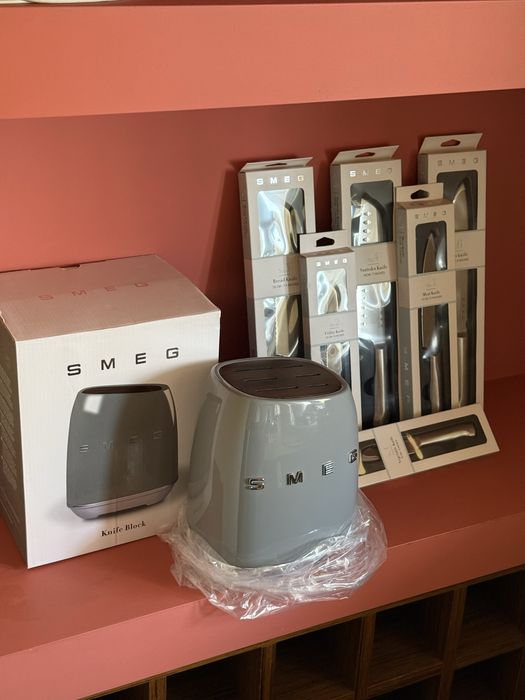 Zestaw noży Smeg. Zestaw Smeg Noze smeg