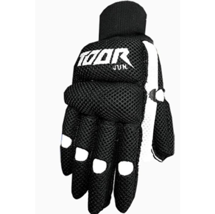 Luvas e joelheiras novas, para prática de hoquei em patins