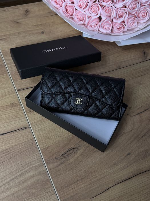 Кошелек chanel черный