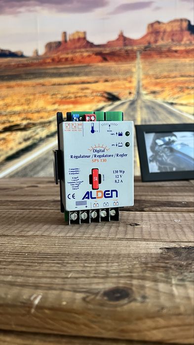 Regulador solar Alden (de marca) para autocaravana ou painel solar cas