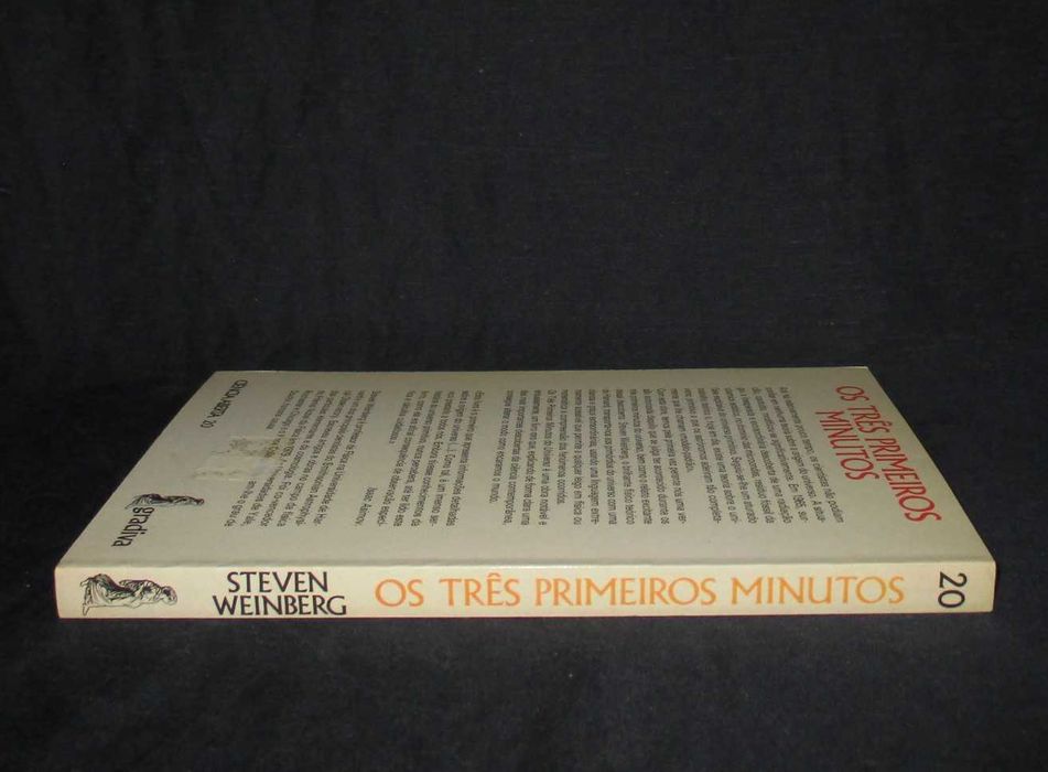Livro Os Três Primeiros Minutos Steven Weinberg