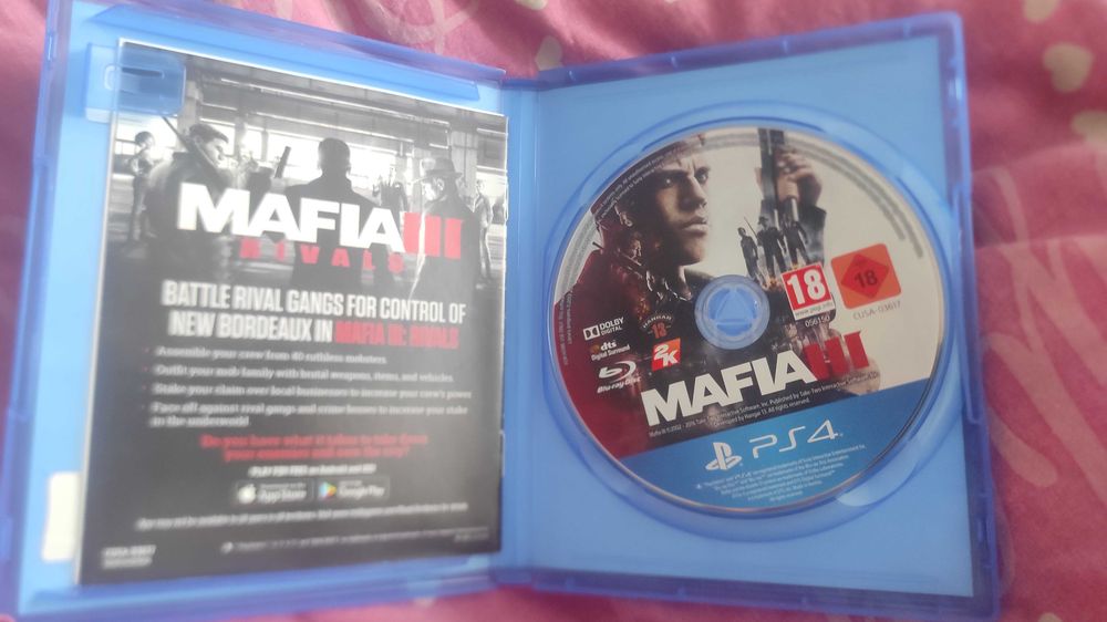 Gra Mafia 3 Ps4 z mapą miasta