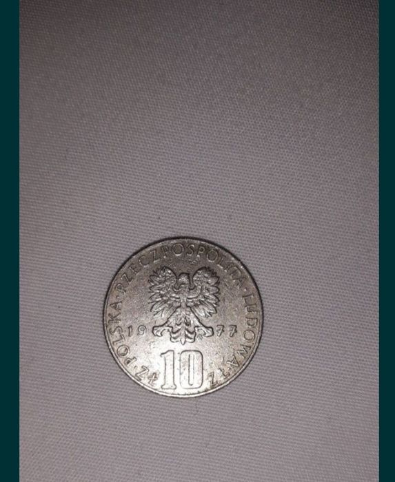 Moneta 10zł 1977rok.Mennica.