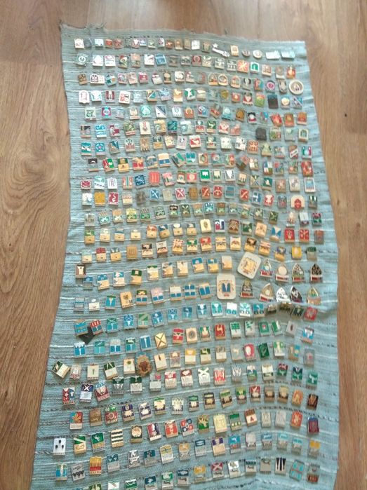 Коллекция значков гербов СССР. 782 шт.