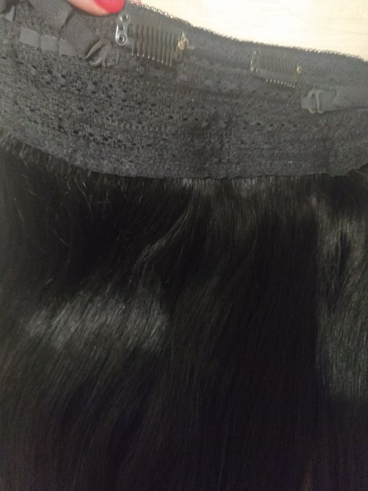 Cabelo 100% natural Senhora comprido