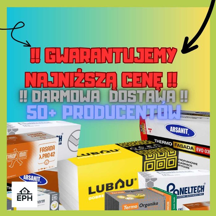 Wielka wyprzedaż styropianu elewacyjnego