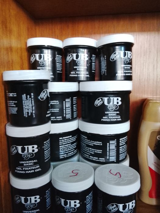 Gel preto para cabelo 250g