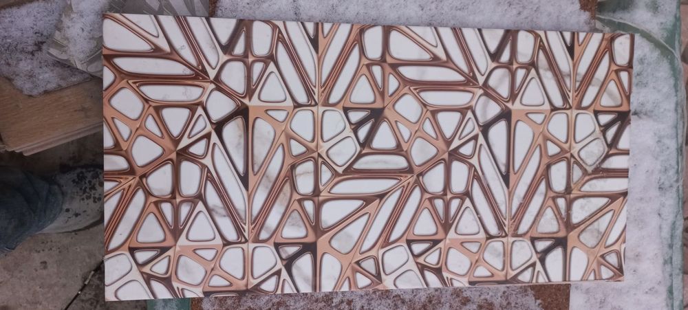 Плитка для стен паутина голд 300/600