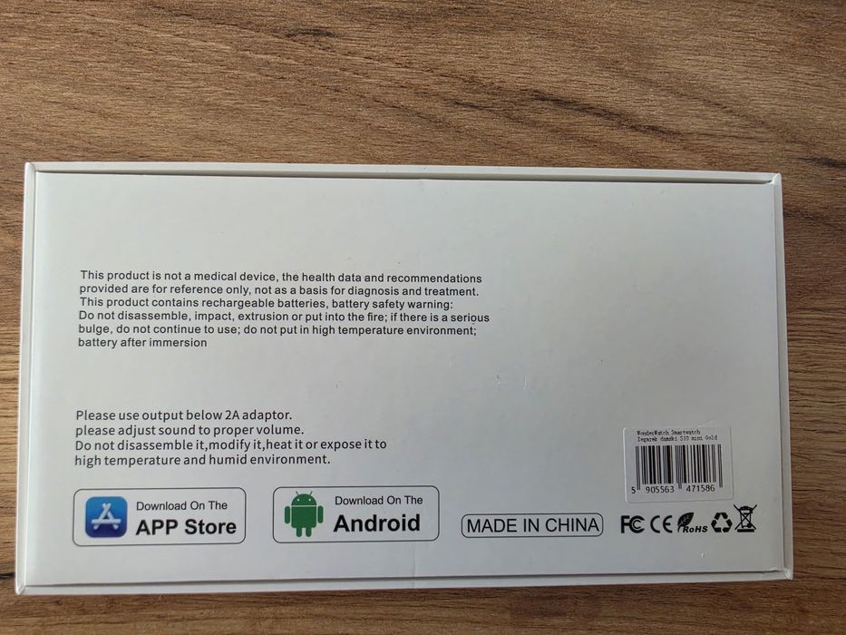 Smartwatch damski S10 mini gold