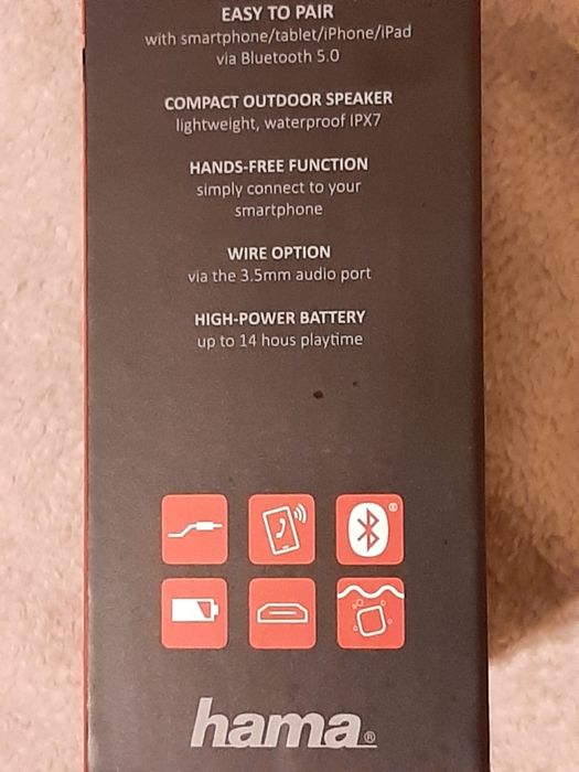 Głośnik mobilny Bluetooth Hama