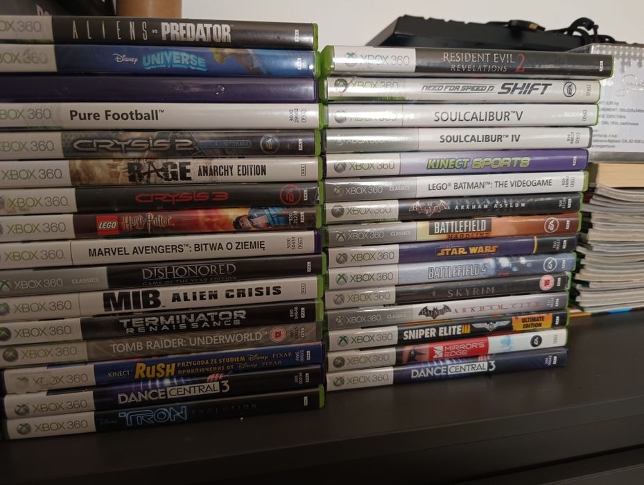 Gry Xbox 360 używane do kupna detalicznie albo wszystkie