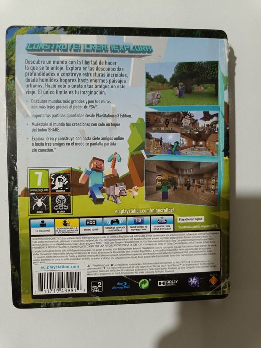 Minecraft ps4 sem caixa original