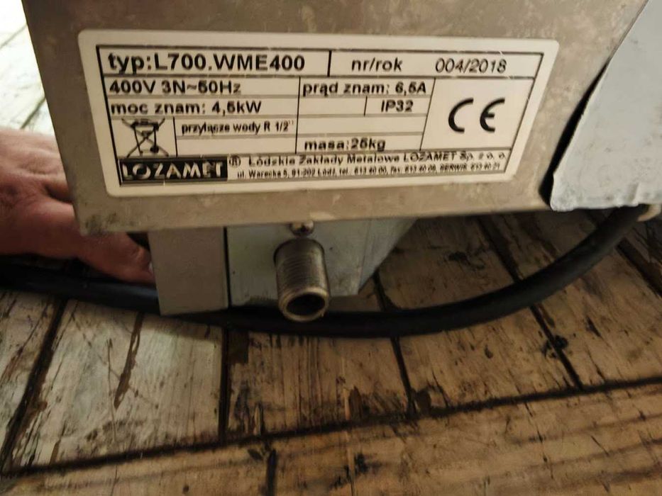 Makaroniarka Lozamet L700 400V | gotowanie makaronu i pierogów