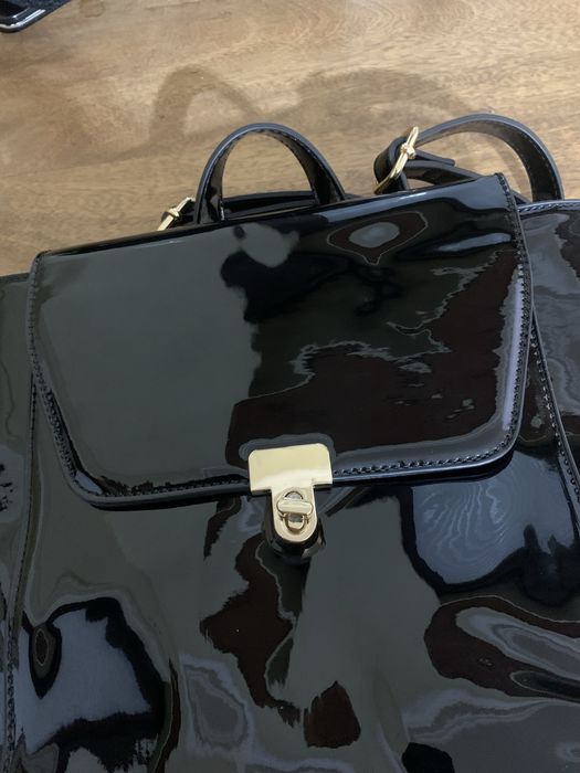 Mochila carteira preta, nova a estrear