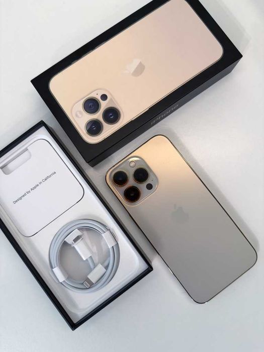 Apple iPhone 13 Pro・128GB・Dourado (Fatura e Garantia)