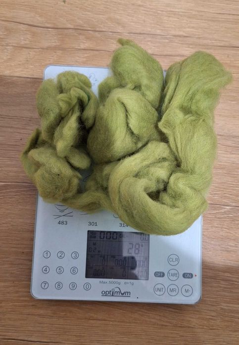 Zestaw 5 motków wełny czesankowej do filcowania rękodzieło handmade