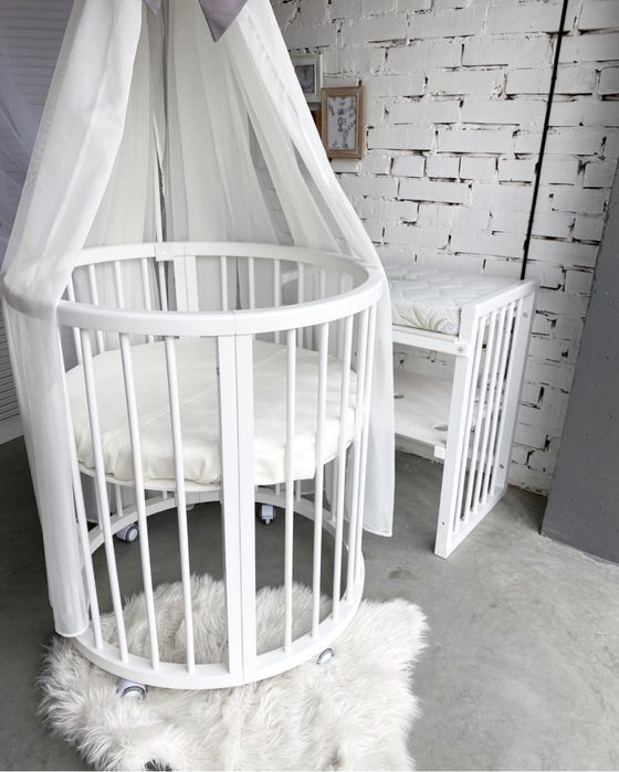 Дитяче ліжко Махі Му Eco Bed 9 в 1 (anvplus.com.ua)