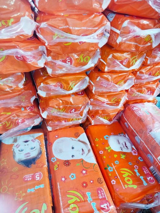 Акція Підгузки Джой 3,4,5 розмір