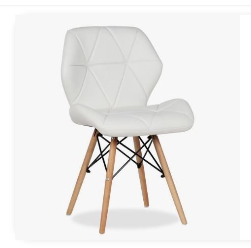 Cadeiras Eiffel Pentagone Brancas