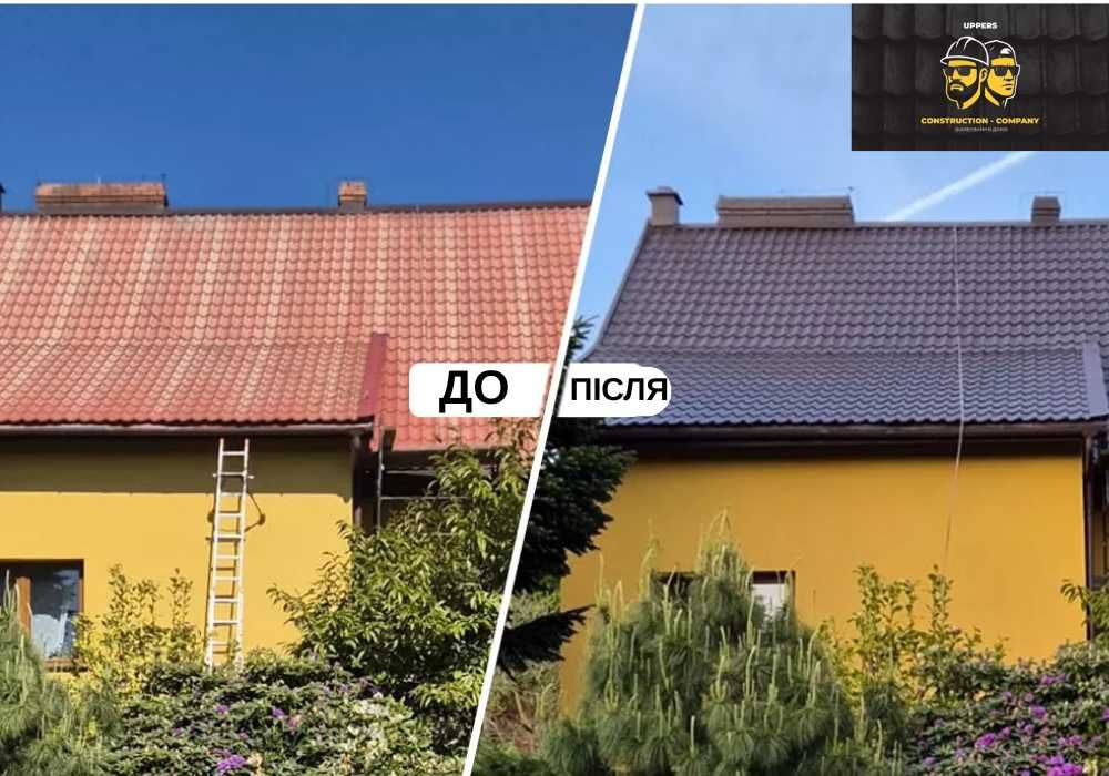Фарбування дахів Львів та Львівська область / Покраска верхів Миття