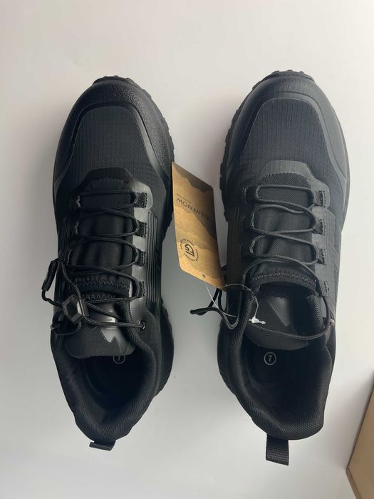 Buty trekkingowe ALL IN NOW – total black | outdoor vibe | r. 40 [977]