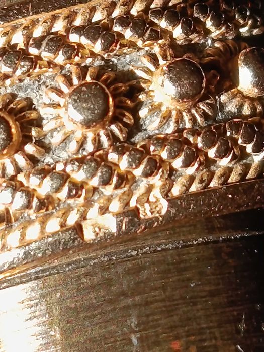 Aliança Anel Jóia Ouro Português Contrastado 19,2 QT Topázio