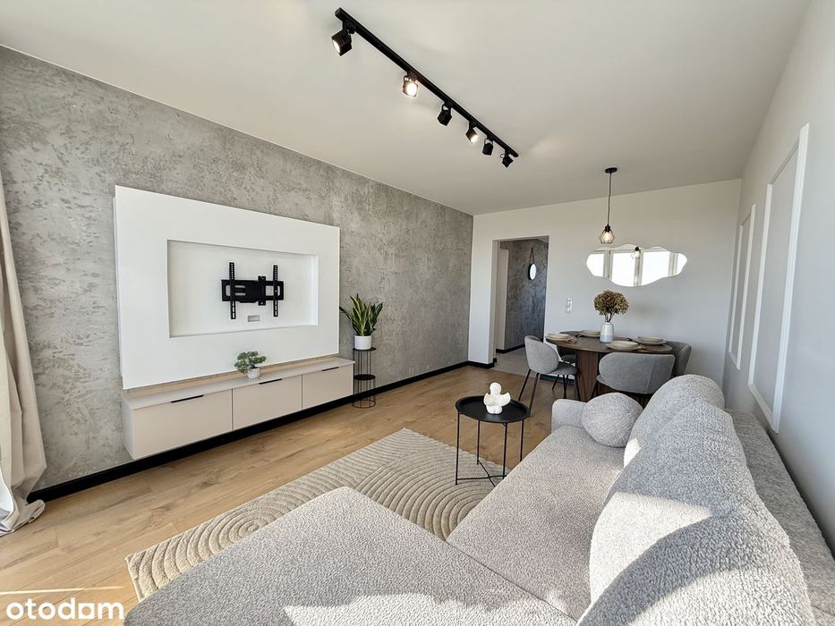 Mieszkanie 57,6 m² | Rozkład | winda | 3-pokoje | Łódź - Bałuty