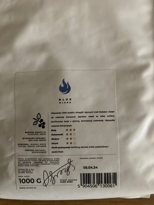 Кава натуральна в зернах