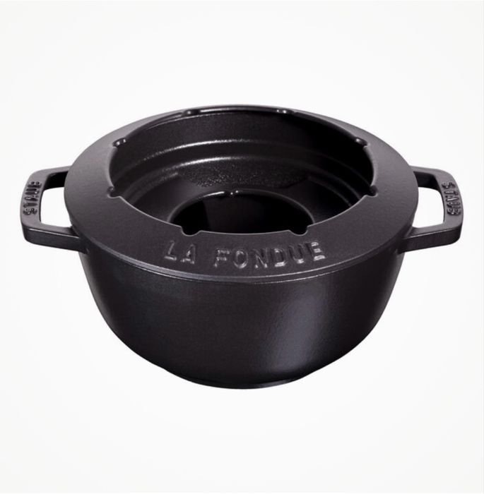 Conjunto STAUB para fondue 20cm, preto