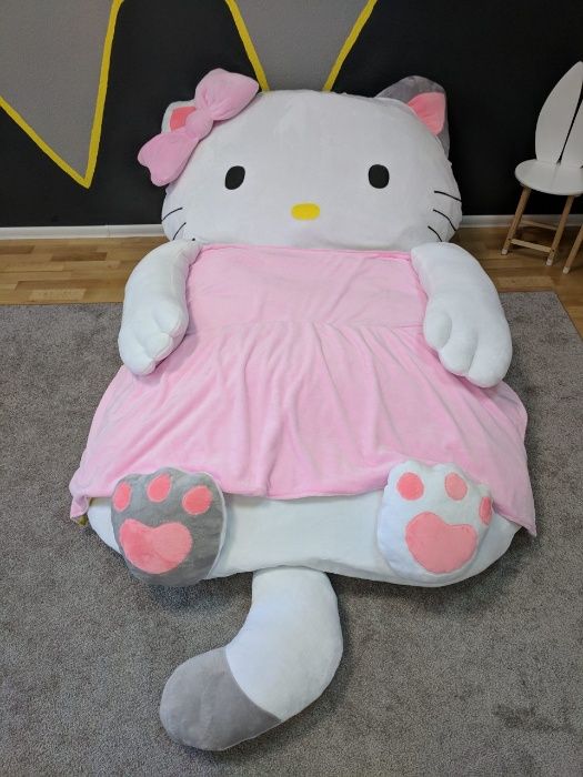 Большая мягкая игрушка кровать матрас 3 в 1 Тоторо Панда Лиса Миньон