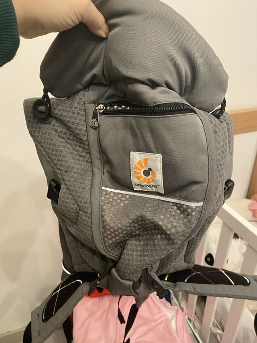 Porta bebe novo cor cinza