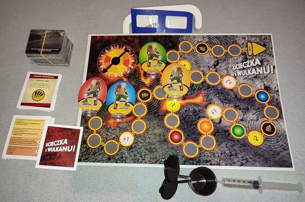 LABORATORIUM GEOFIZYKI – 2x gry + zestaw do eksperymentu