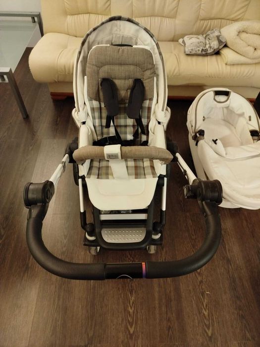 Spacerówka Wózek dziecięcy teutonia gondola fotelik 3w1