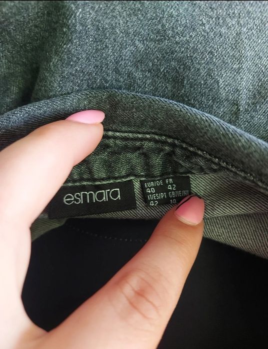 Esmara szara koszula jeansowa damska bawełna 100% napy jety