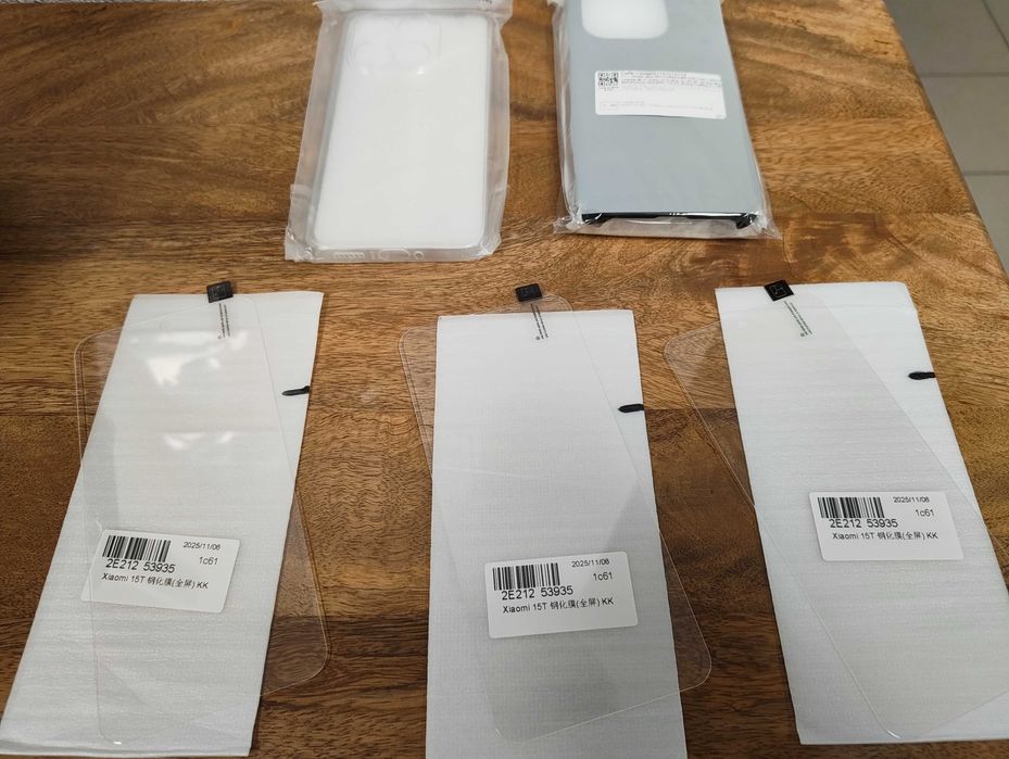 5 Capas e 3 vidros temperados para Xiaomi 15T