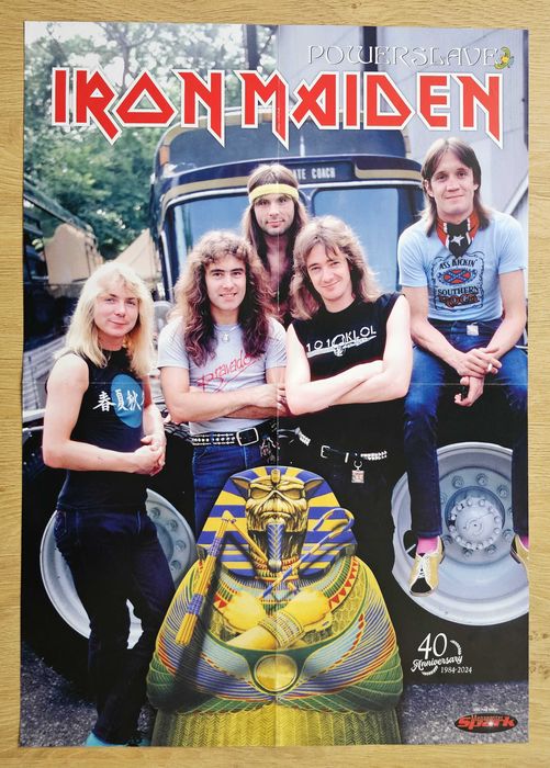 Iron Maiden - Duży plakat z 2024 r. - Format A2 (ok. 40 x 55 cm) NOWY!