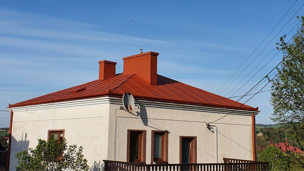 Malowanie dachow, elewacji