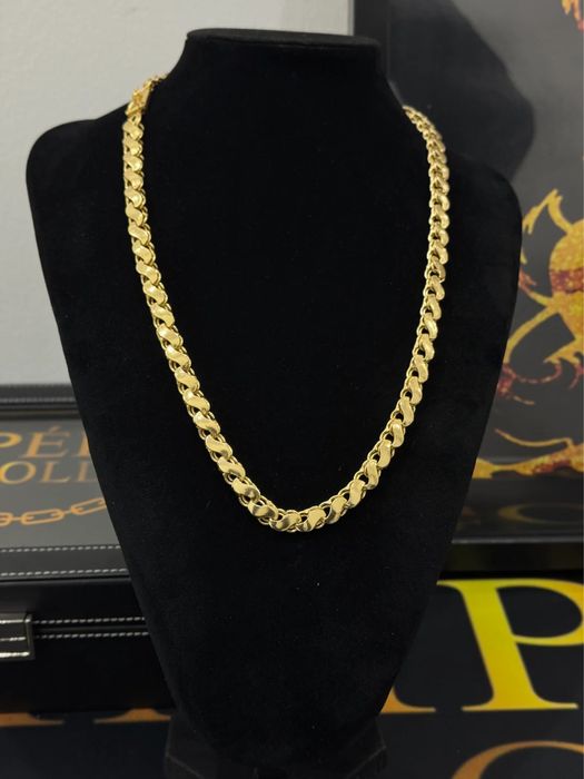 Cordao banhado a ouro 18 K