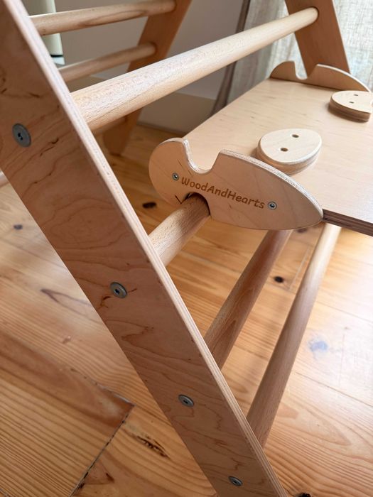 Conjunto de 3 brinquedos de escalada Montessori Wood And Hearts