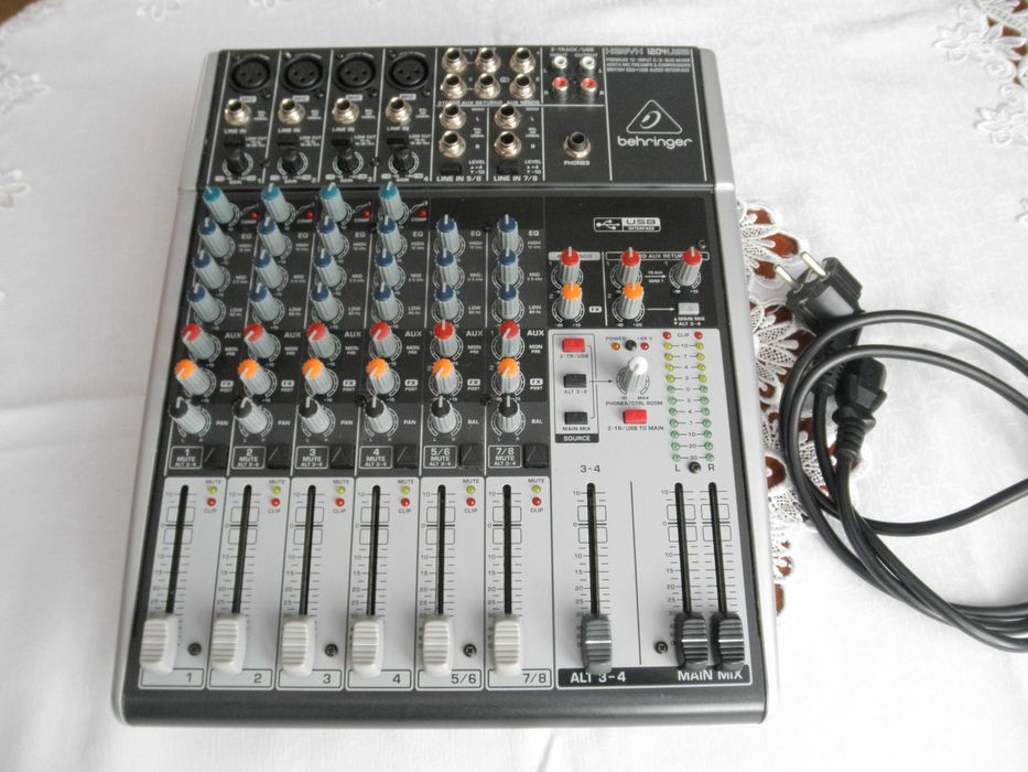 Mikser BEHRINGER XENYX 1204 USB. Mixer analogowy, estradowy .