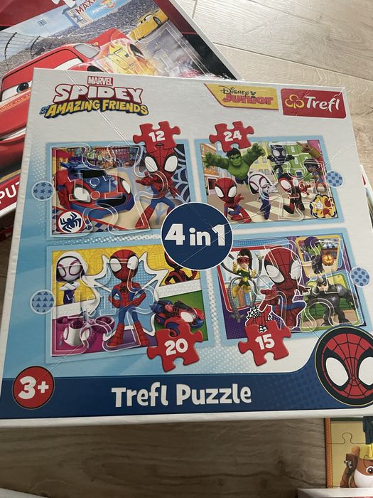 Sprzedam  4 opakowania Puzzli 3+