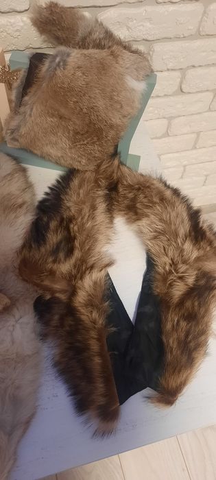 Воротник нат мех чернобурка