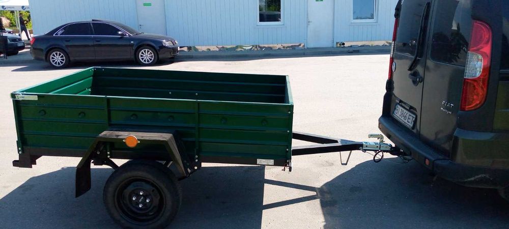 Прицеп легковий для перевезення вантажів з виробництва